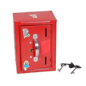 KIDS METAL ALMARIAH WITH PIGGY BANK