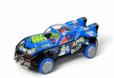 kids spray smooke car